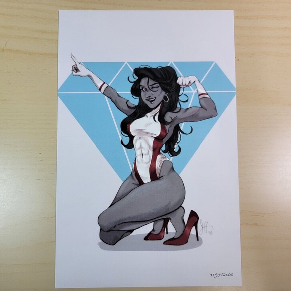Other - She-Hulk‎ Art Print Jade Hope ComicTom 101 MMC Exclusive #1197 / 1500 Marvel